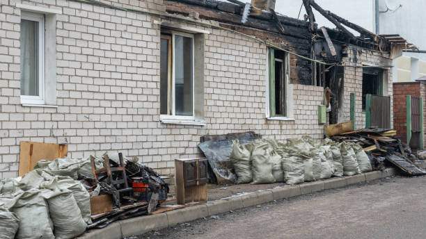Professional Fire Damage Repair technician working in Baring, WA